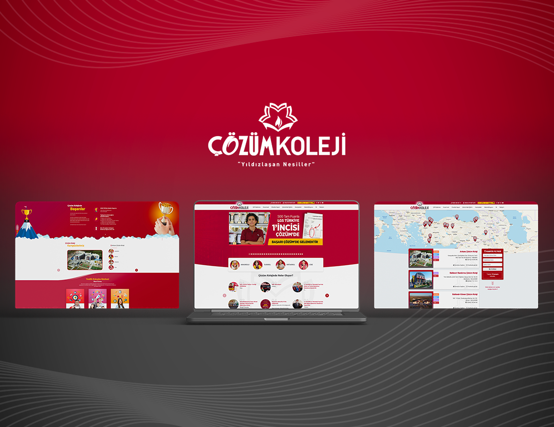 Çözüm Koleji Web Sitesi