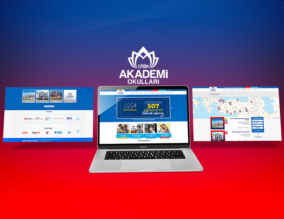 Çözüm Akademi Okulları Web Sitesi